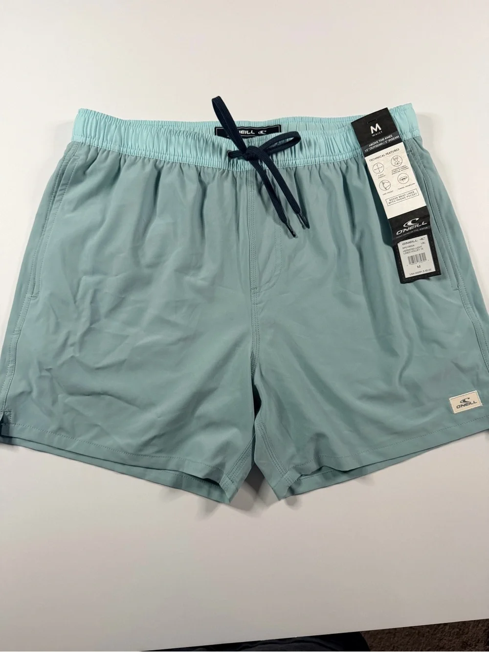 O'Neill Men's Light Teal Swim Trunks